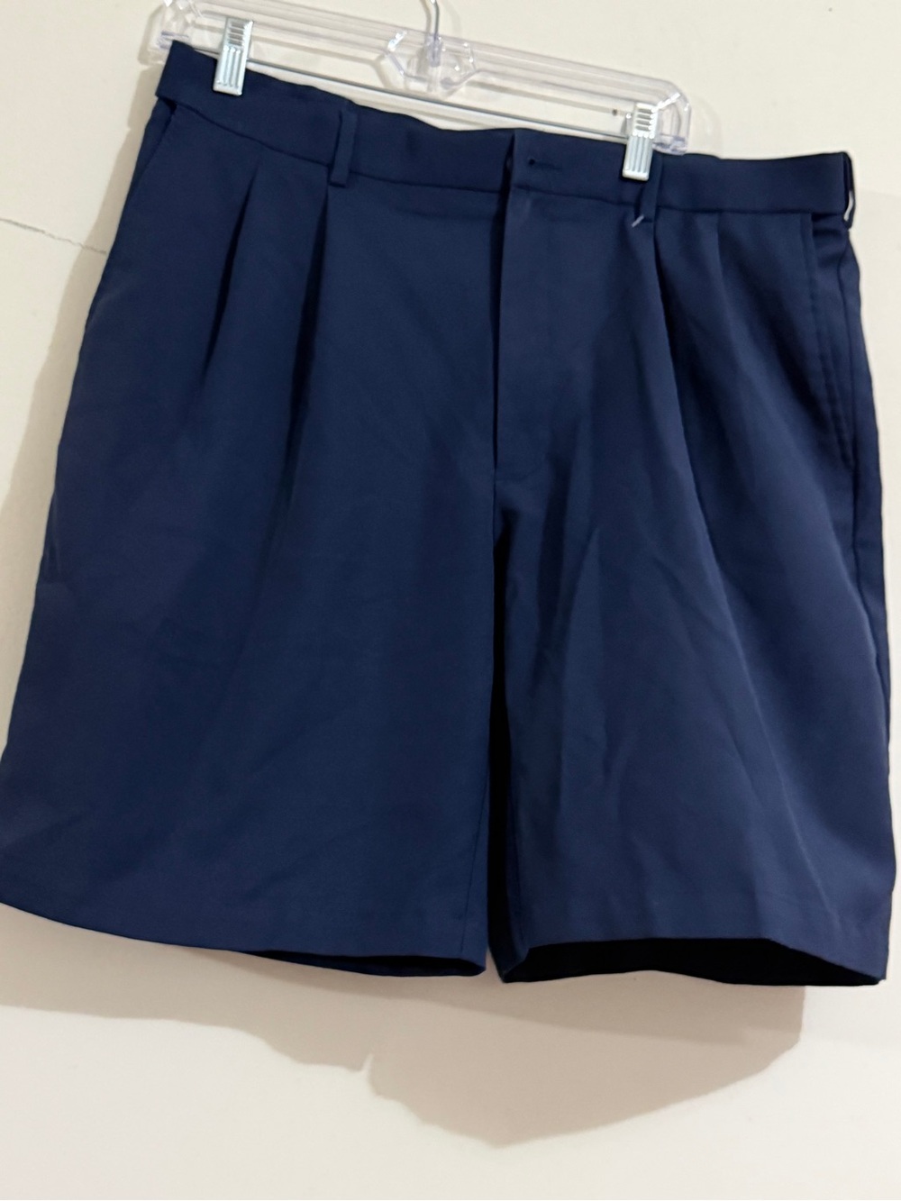 George Navy Flat-Front Men’s Shorts
